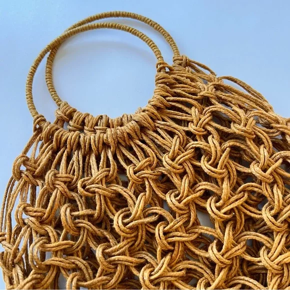 NWOT Anthropologie Knotted Bag - Picture 2 of 3